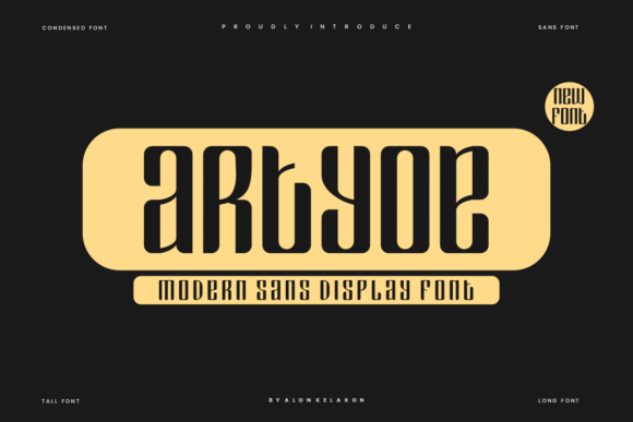 Artyoe: A Friendly Sans Serif Font for Small Business Branding