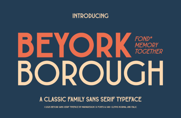 Beyork Typeface for Modern Web Design