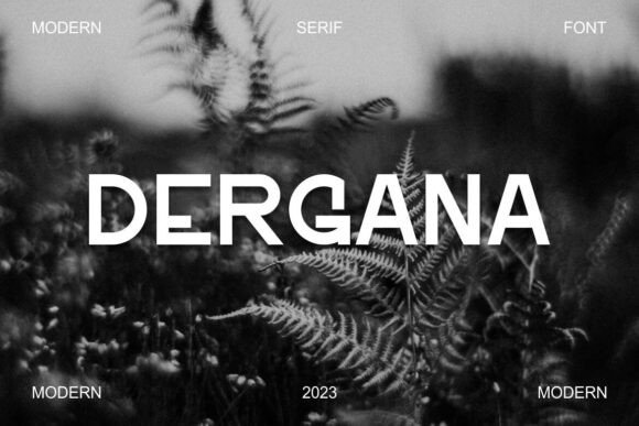 Dergana: A Bold Sans Serif Font for Editorial Impact