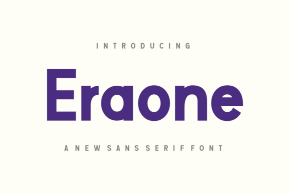 Eraone Sans Serif Font for Makers