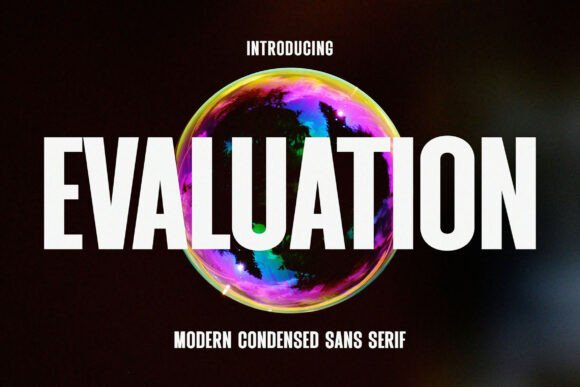 Evaluation Typeface for Modern Editorial Design