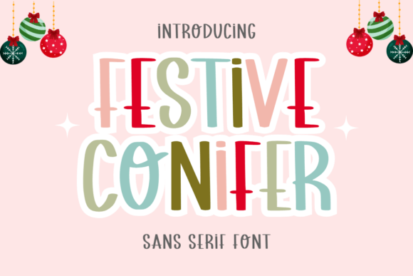 Festive Conifer Font for Scroll-Stopping Social Graphics