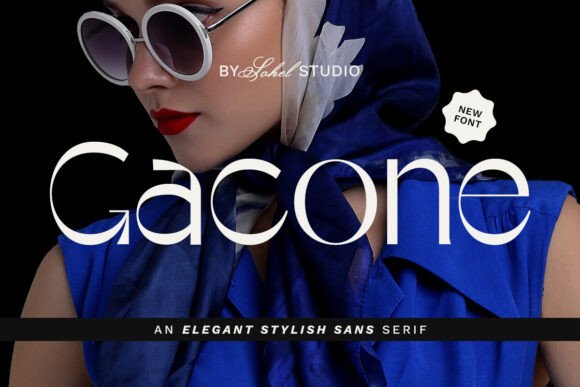 Gacone: A Refined Sans Serif Font for Modern Branding