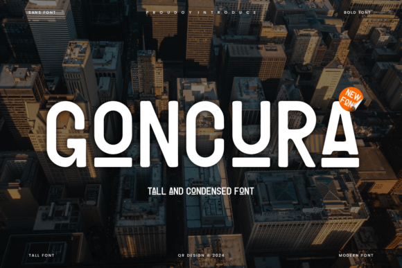 Goncura: The Bold Sans Serif for Urban Branding