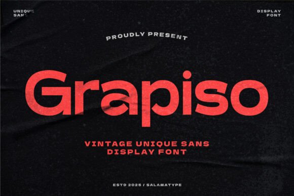 Grapiso: A Modern Sans Serif Font for Web Design