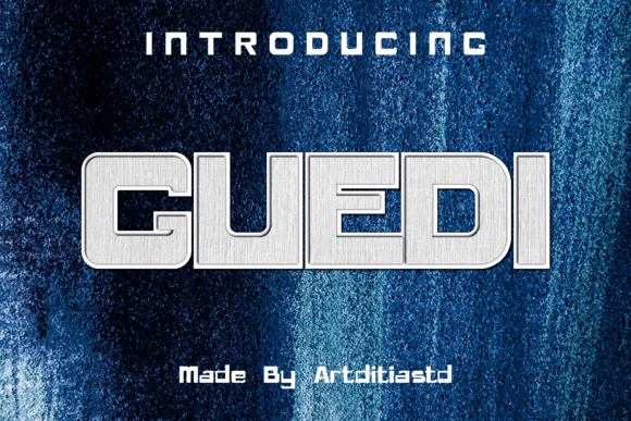 Guedi: A Bold Sans Serif Font for Modern Branding