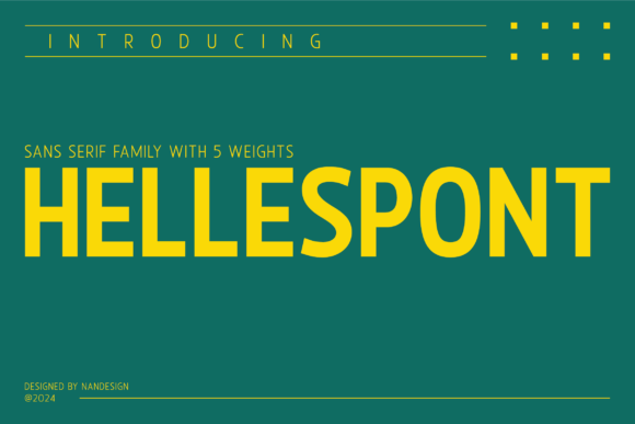 Hellespont Font: Minimalist Sans Serif for Modern Brands
