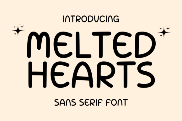 Melted Hearts Font for Modern Branding