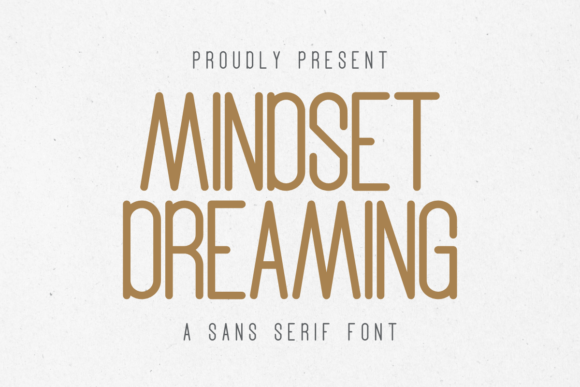 Mindset Dreaming: A Minimalist Font for Modern Design