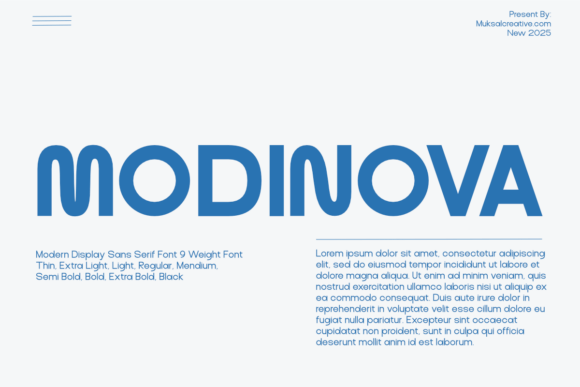 Modinova Font Review: A Versatile Sans Serif for Modern Design
