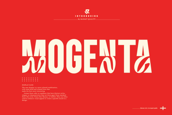 Mogenta Font: Bold Sans Serif for Crafters