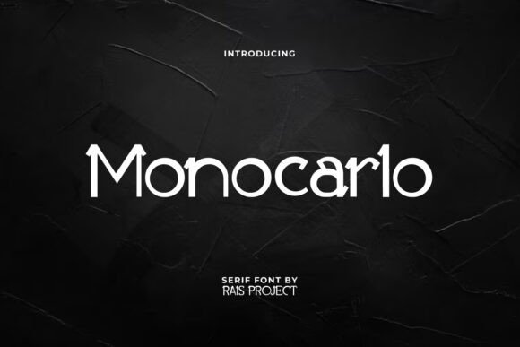 Monocarlo: A Stylish Sans Serif Font for Editorial Design