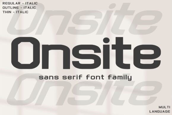 Onsite Font Review: A Versatile Sans Serif for Modern Design