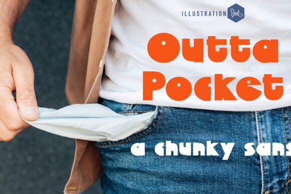 Outta Pocket: A Retro Sans Serif Typeface for Modern Editors