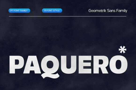 Paquero Typeface for Modern Brand Identity