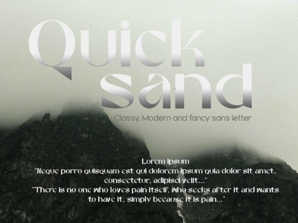 Quick Sand Font: A Typeface for Modern Brands
