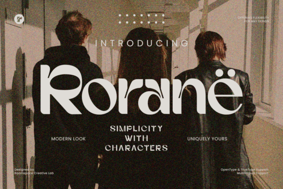 Rorane Font: Modern Sans Serif for Small Business Branding
