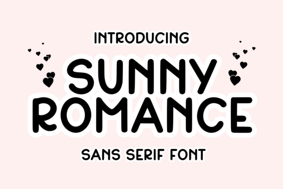 Sunny Romance: A Whimsical Sans Serif Font for Makers