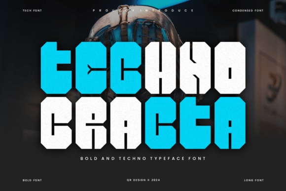 Techno Cracta Font for Bold Brand Identity