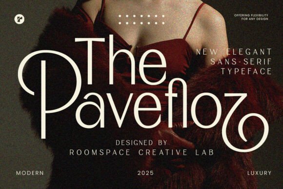 The Pavefloz Typeface for Modern Editorial Design