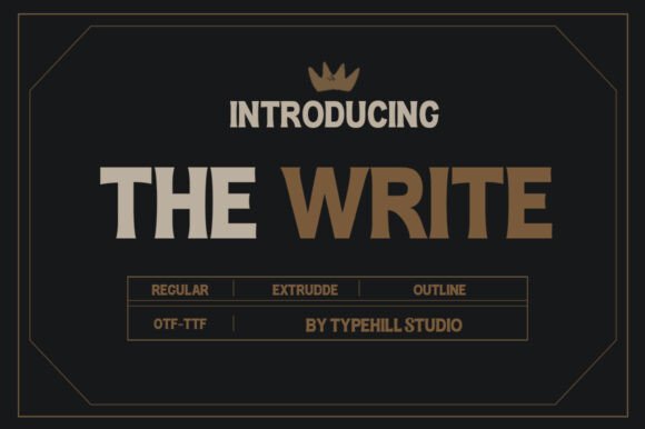 The Write Font for Crafters and Sellers