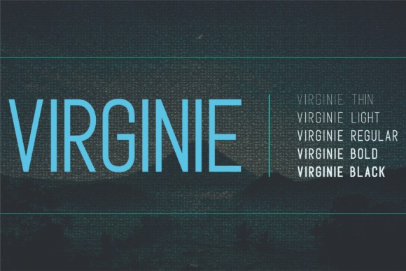 Virginie Typeface for Modern Editorial Design